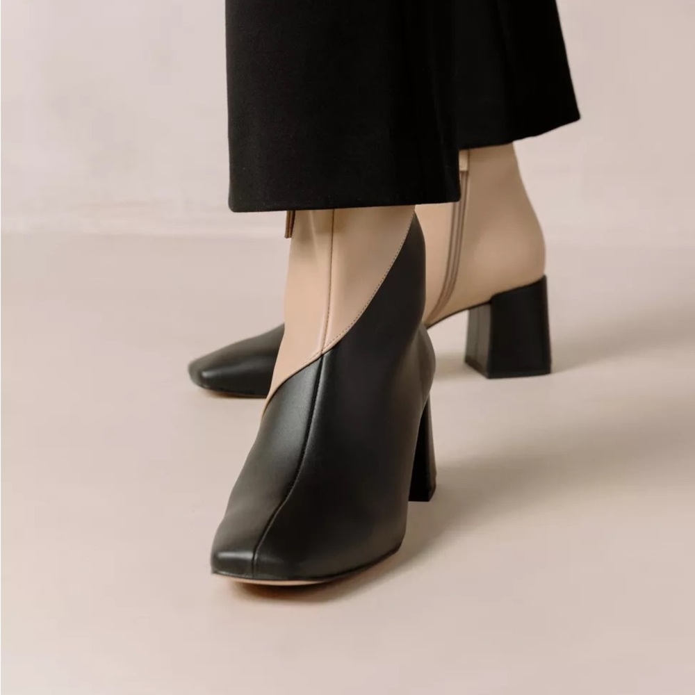 Alohas Vegan Leather Watercolor Boot - Size 41 EU/10 US